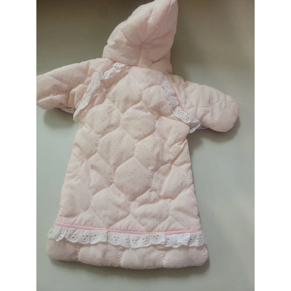 Vtg 1987 Coleco‎ Cabbage Patch Kids CPK Pink Quilted Bunting Sleeper 80s